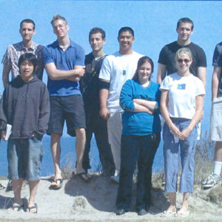 group photo of the 2004 interns